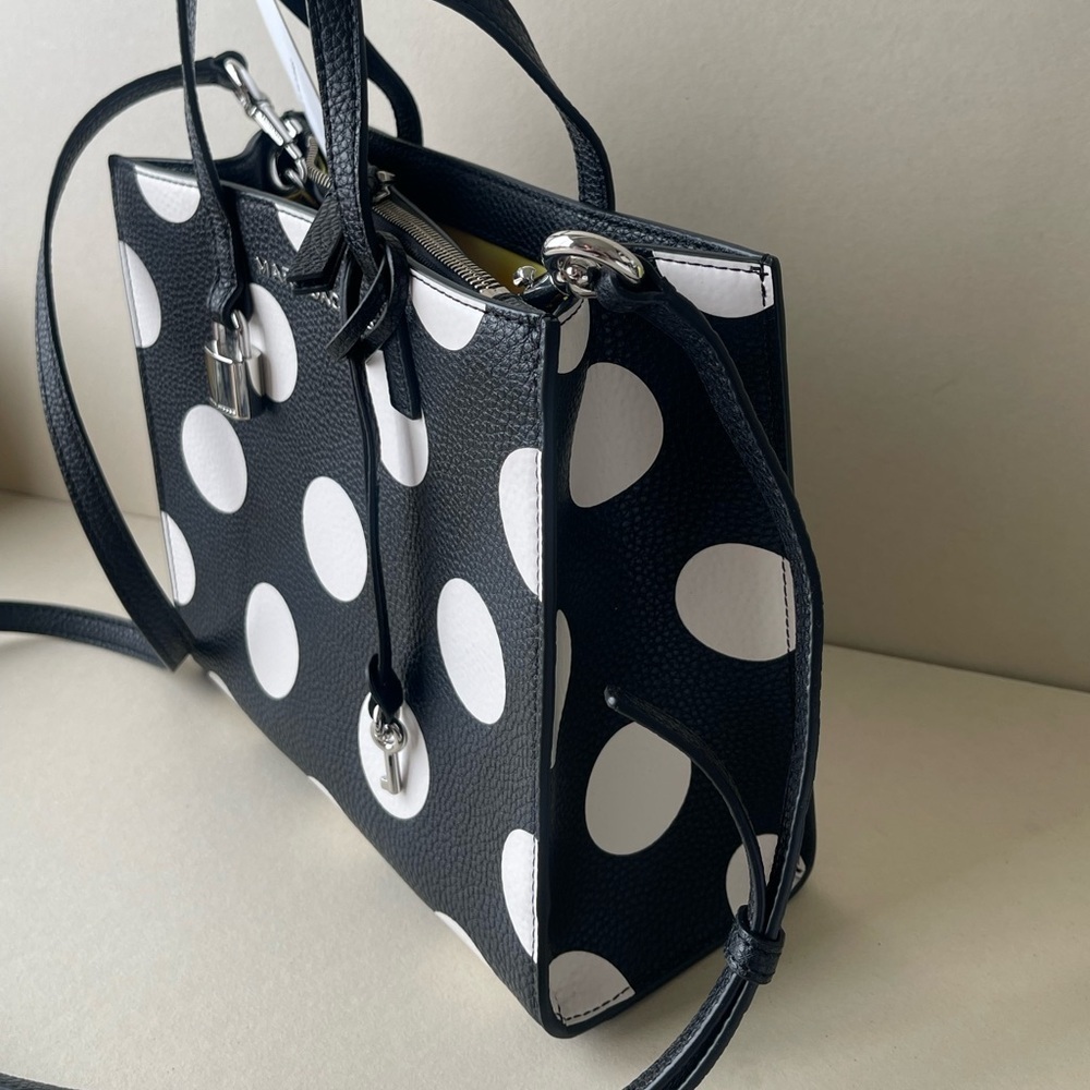 (new+tag) Marc Jacobs grind crossbody black polka dots size 9x8x4 inch - Picture 8 of 15